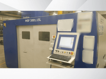 Čelní pohled  na MicroStep Fiber MSF 3001.15L  stroj