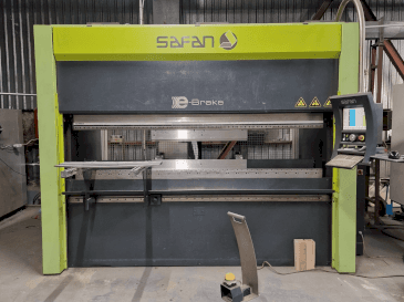 Čelní pohled  na Safan E-Brake 80-2550-Ts3 Cnc  stroj