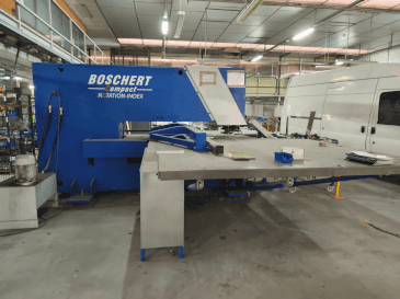 Čelní pohled  na BOSCHERT Compact 1250 Rota  stroj