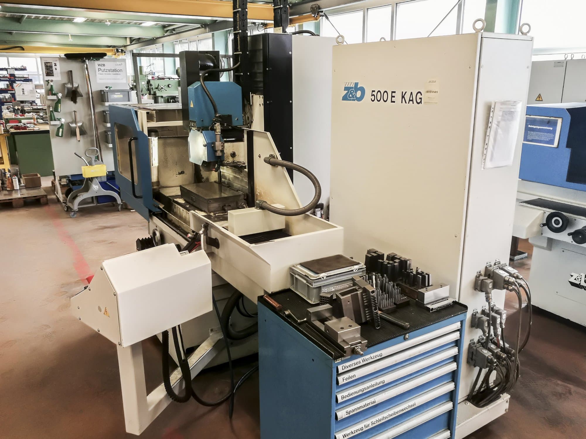 Pravý pohled  na ZIERSCH & BALTRUSCH STARLINE 500E stroj