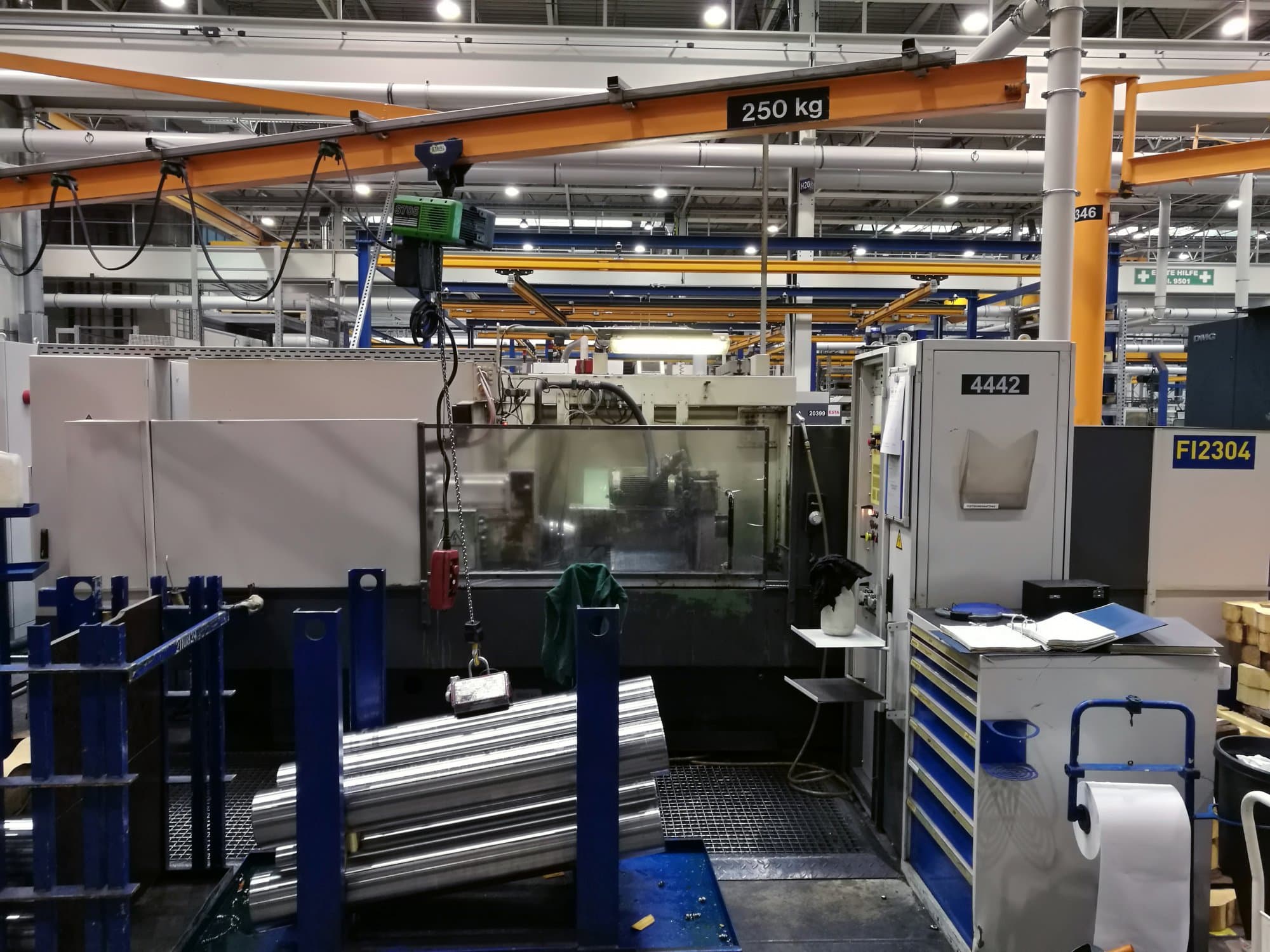 Čelní pohled  na Fortuna FMU43D450/1600N45 stroj