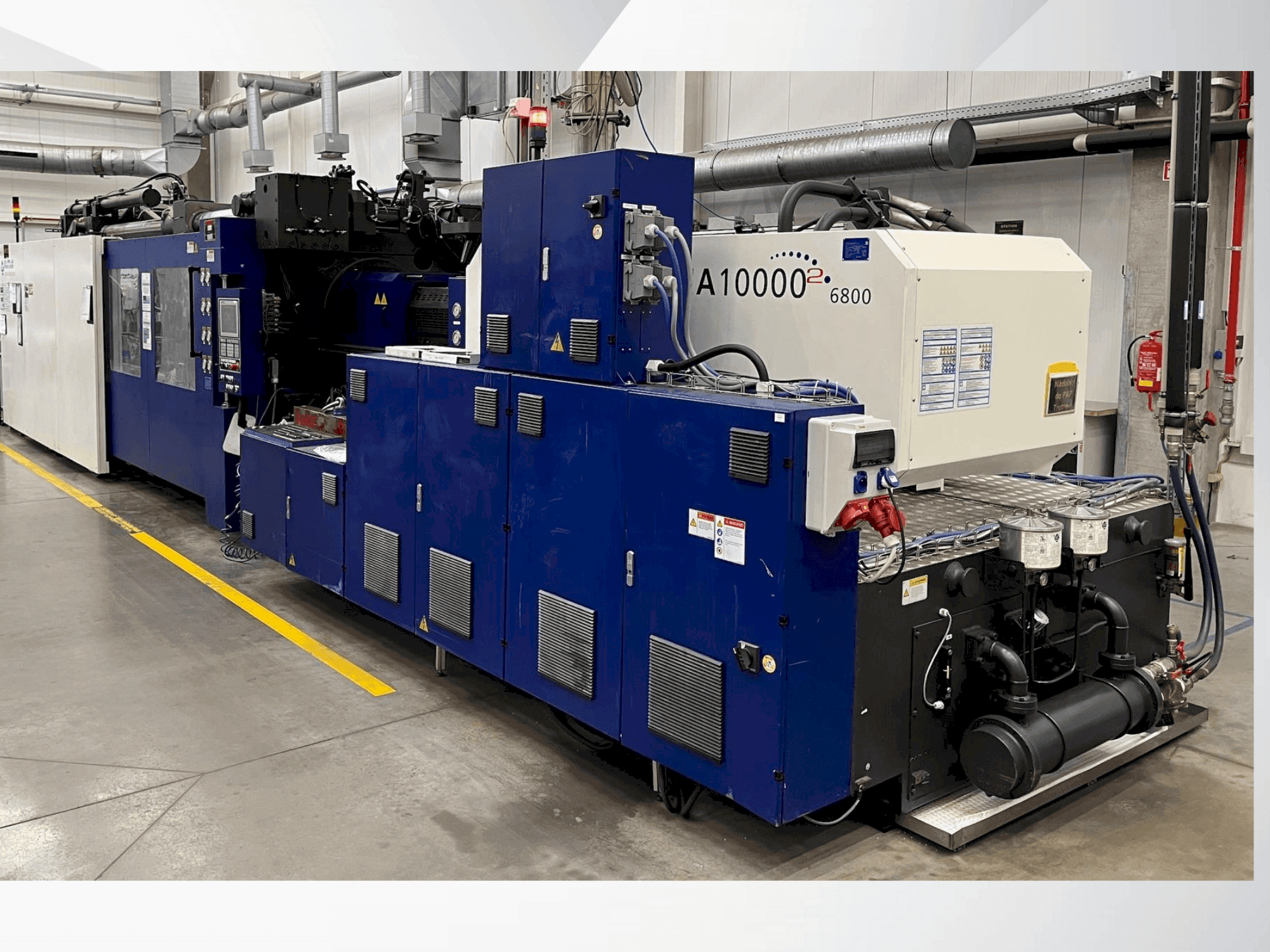 Čelní pohled na HAITIAN MARS MA10000 II stroj