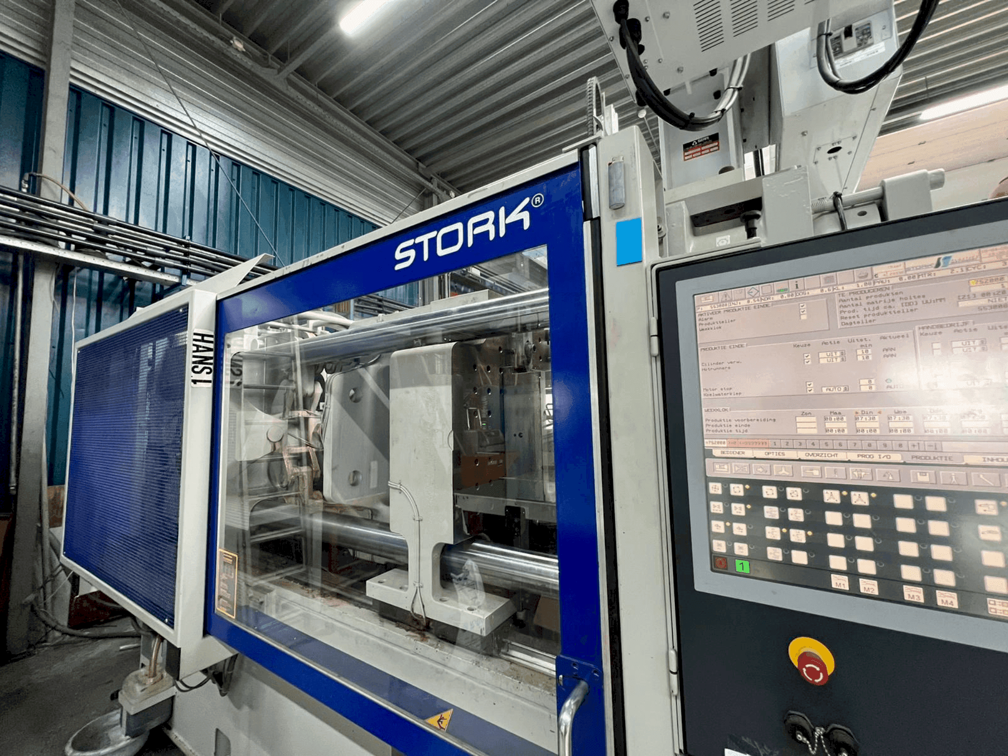 Čelní pohled na STORK S+ 1500-1450 (2010) stroj