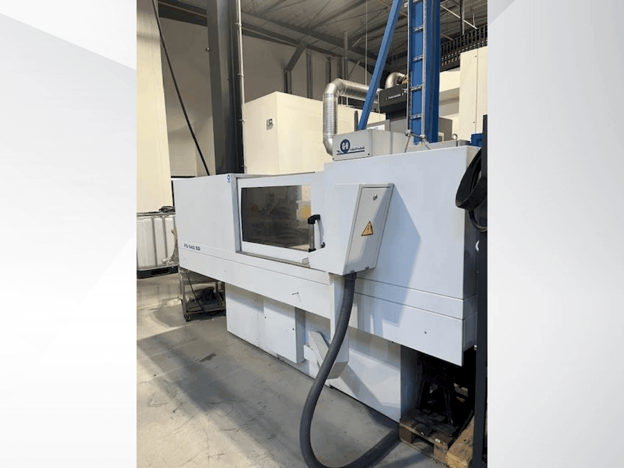 Čelní pohled na GEIBEL & HOTZ FS 640 SD stroj