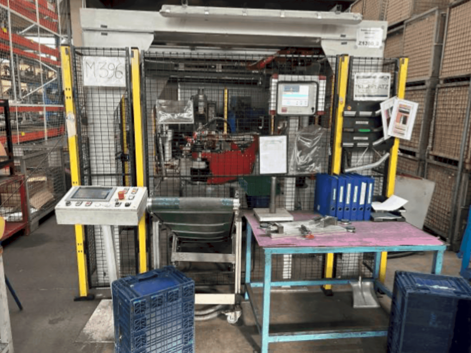 Čelní pohled na Transfluid DB 650 ST-SPS stroj