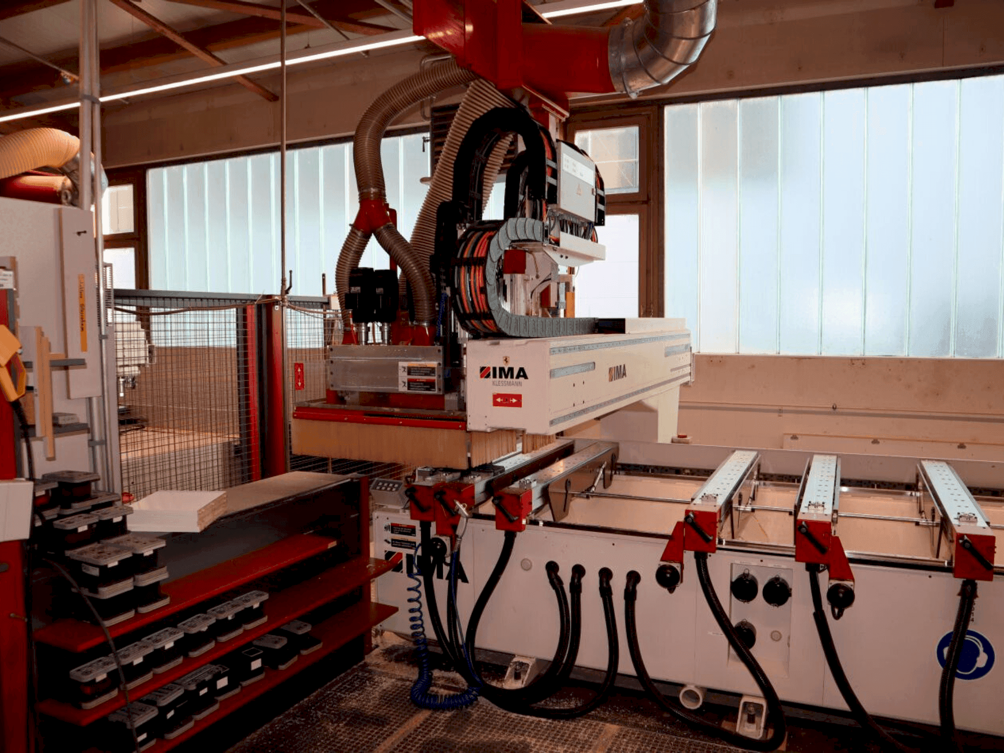 Čelní pohled na IMA BIMA 410 120/400 stroj