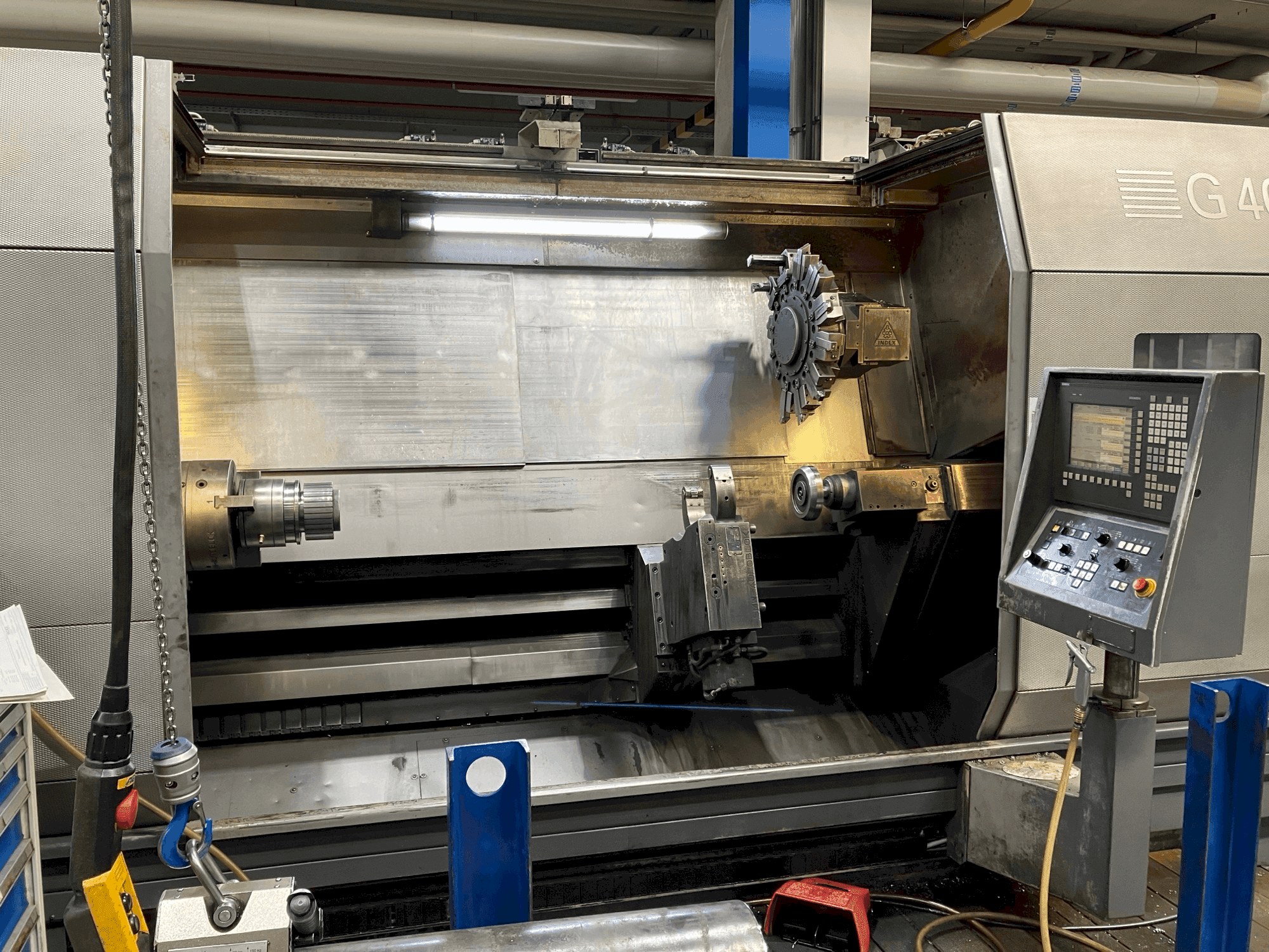 Čelní pohled na Index G 400 Ratio Line stroj